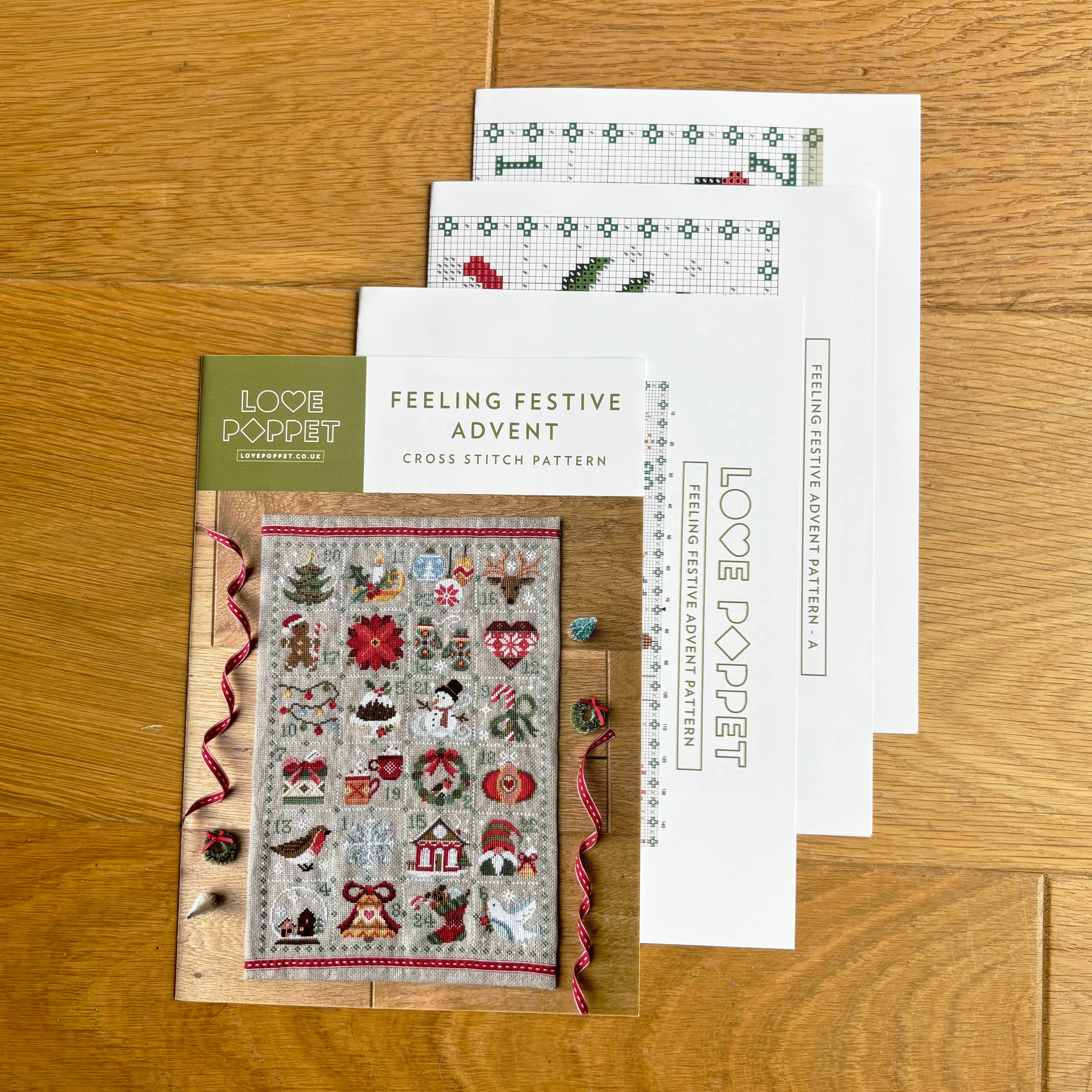 Feeling Festive Advent - Printed Pattern