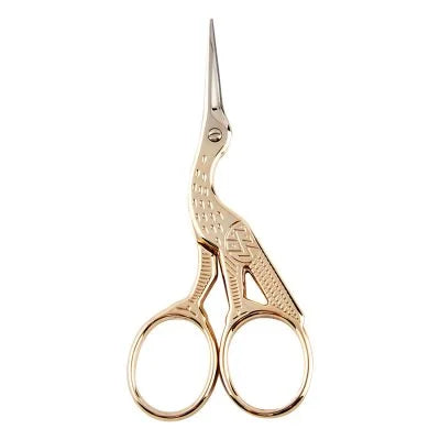 Klasse Embroidery Scissors 3.5inch Stork Gold