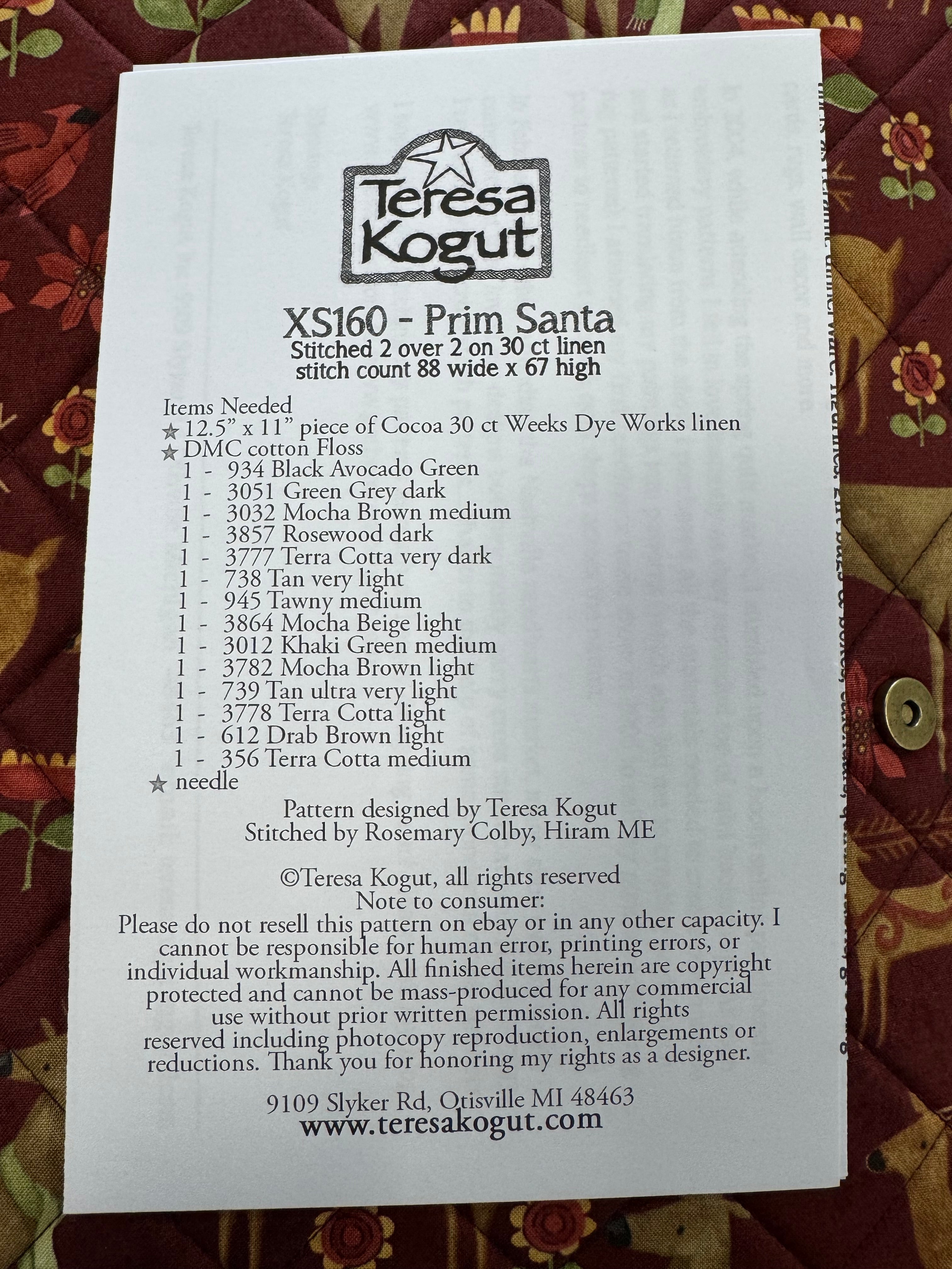 Teresa Kogut - Prim Santa