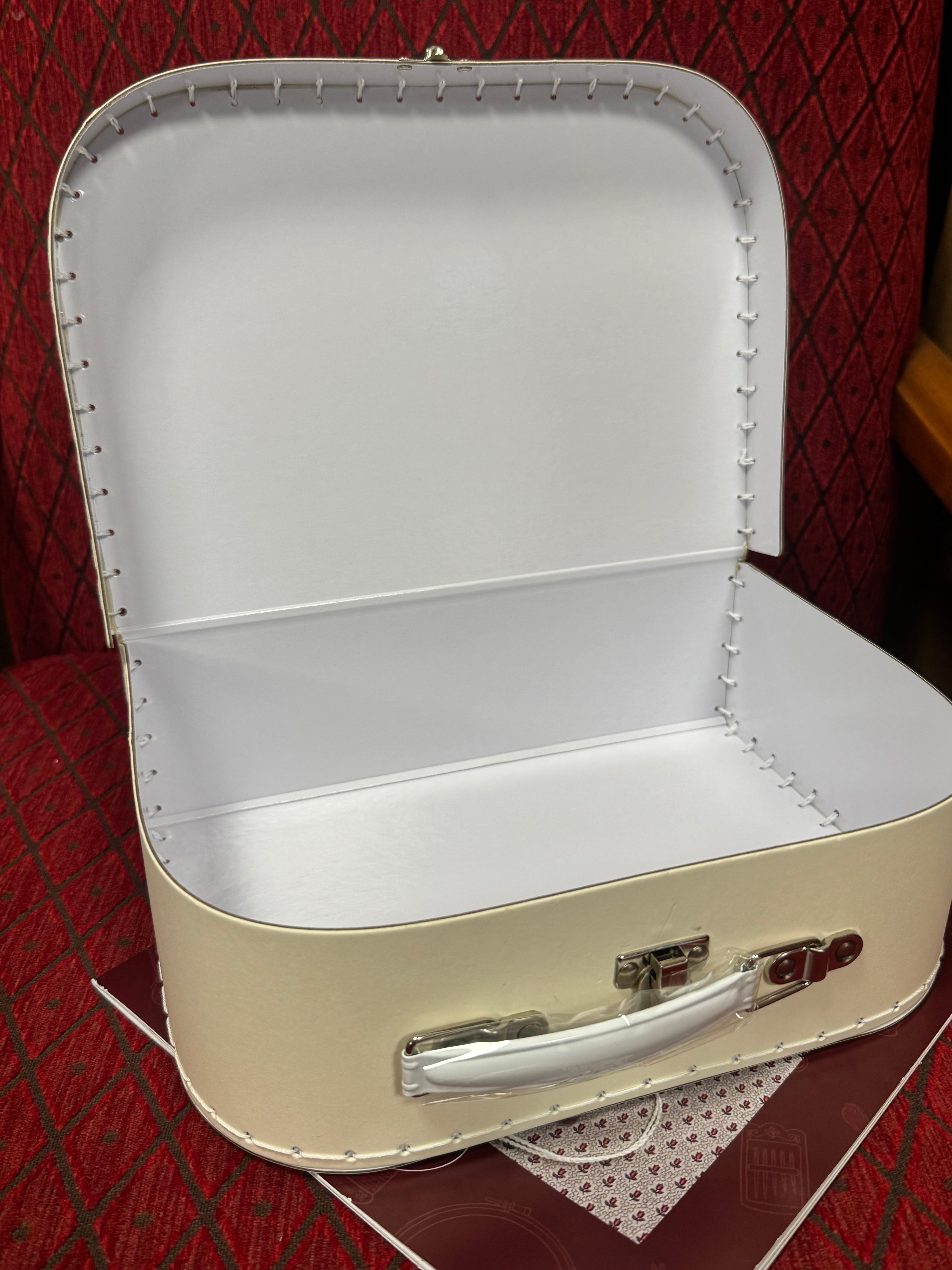 Suitcase Gift Box - Cream