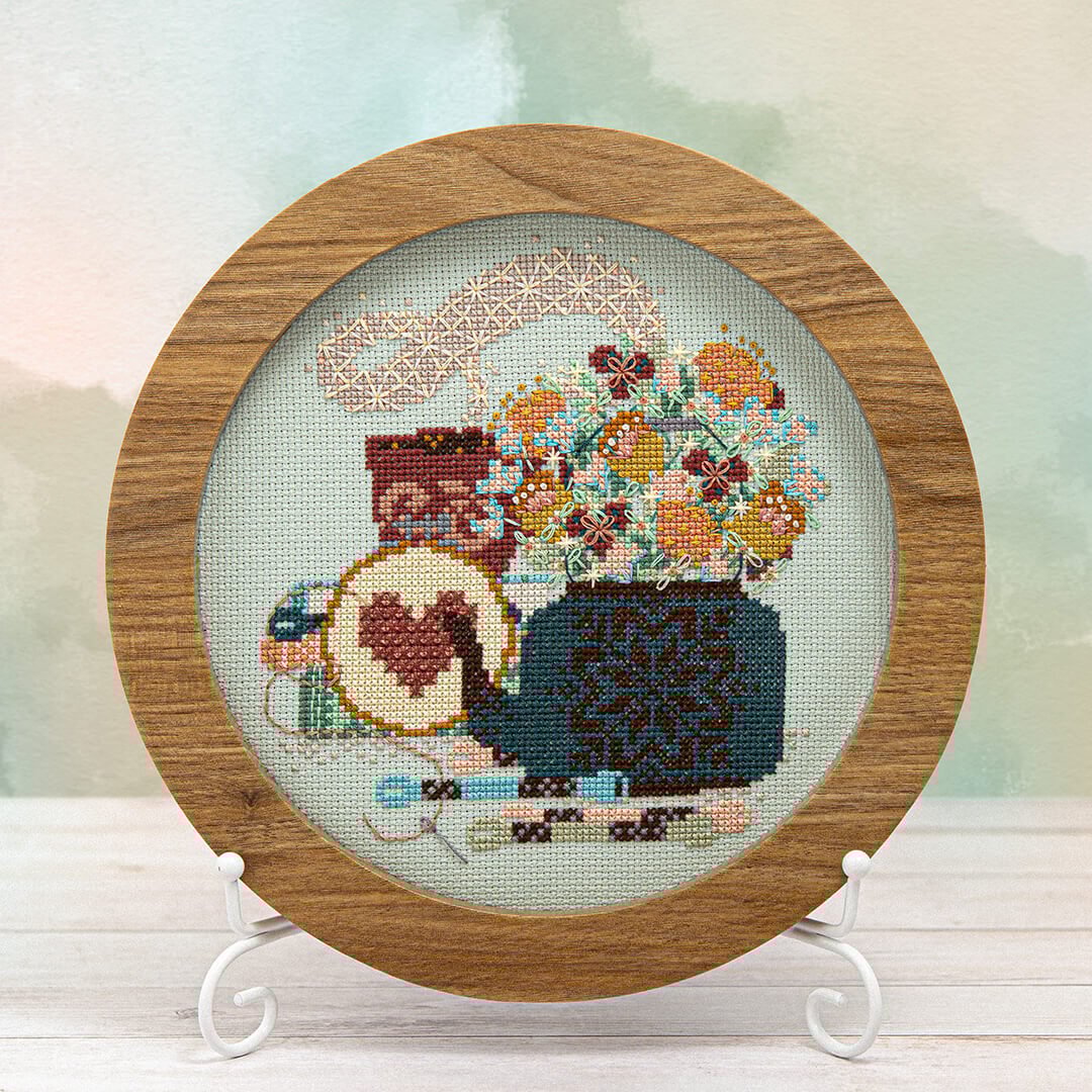 Counting Puddles - Springtime Sip + Stitch