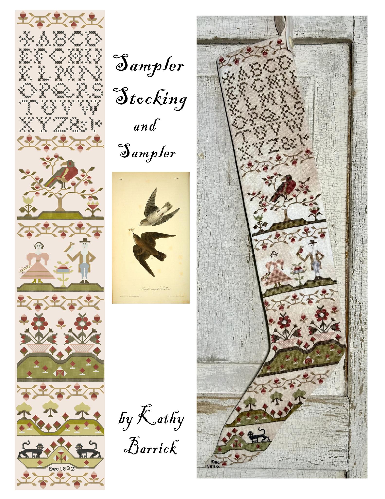 Kathy Barrick -Sampler Stocking