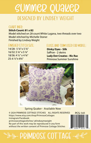 Primrose Cottage Summer Quaker
