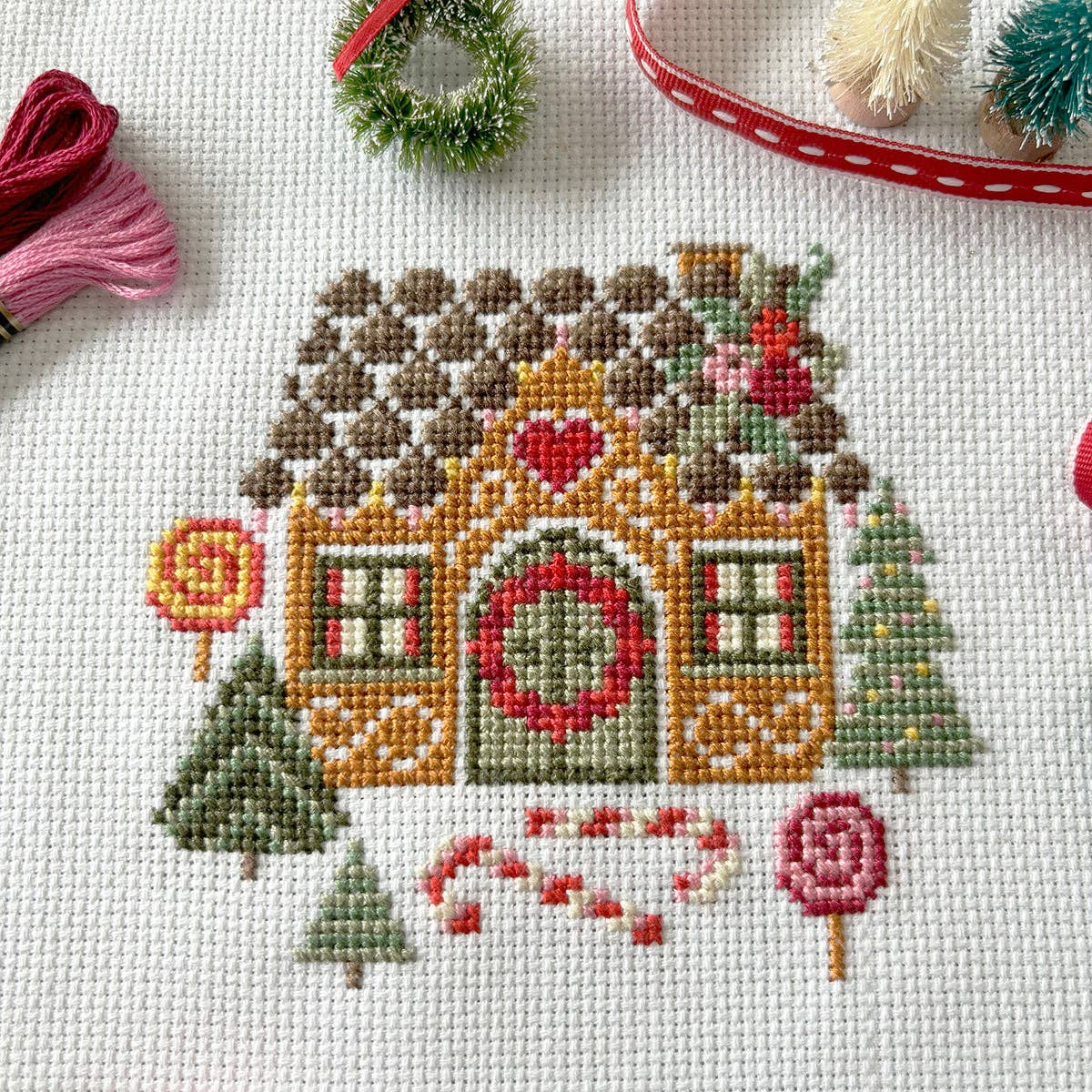 Gingerbread House - Printed Pattern
