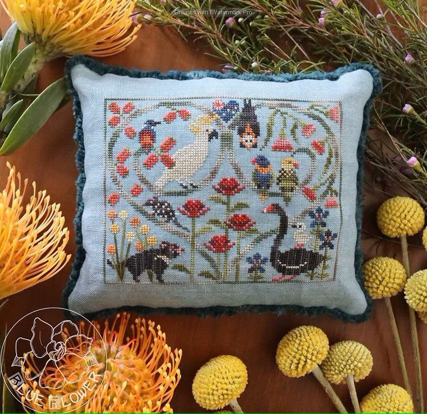 The Blue Flower - Hearts for Pam