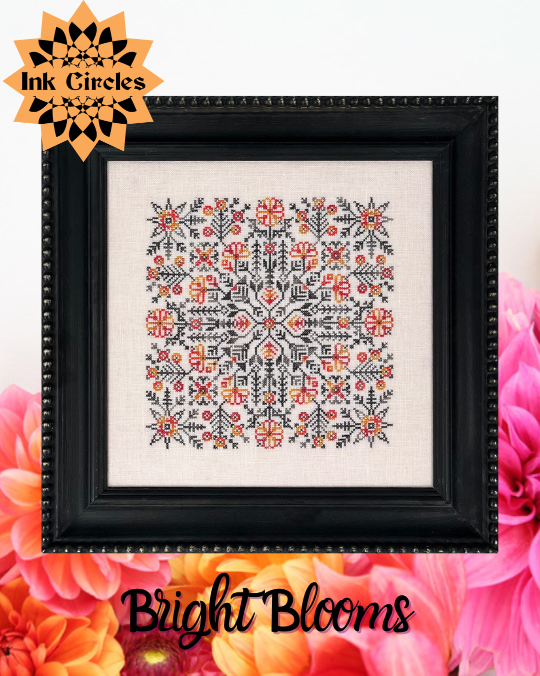 Ink Circles - Bright Blooms
