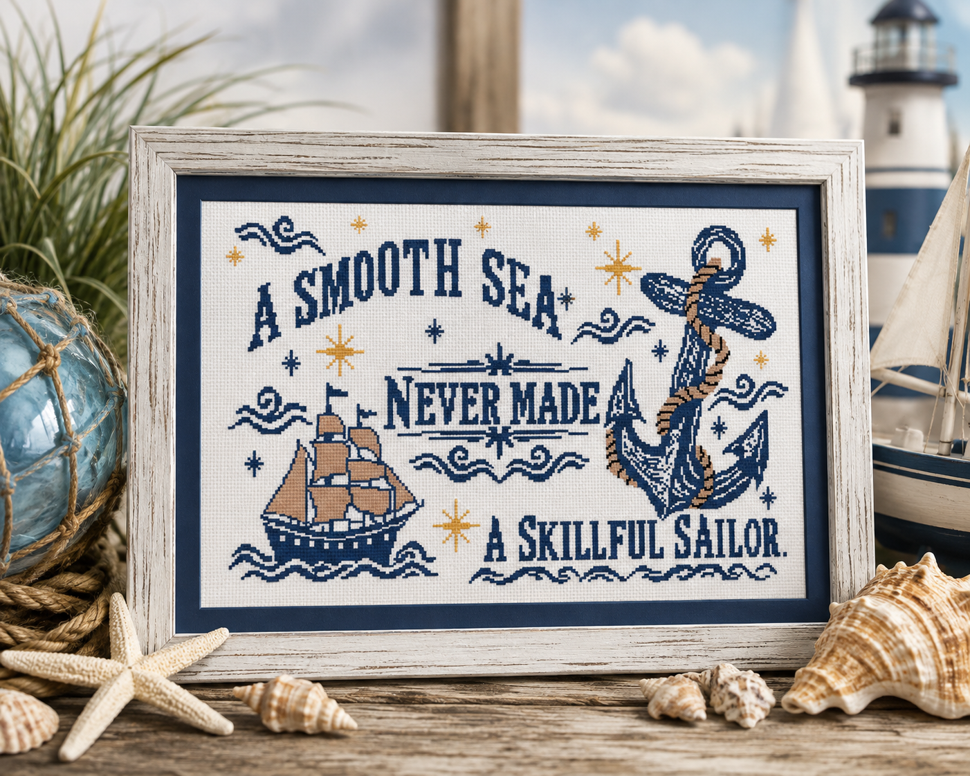 Salty Stitcher Designs - Smooth Sea