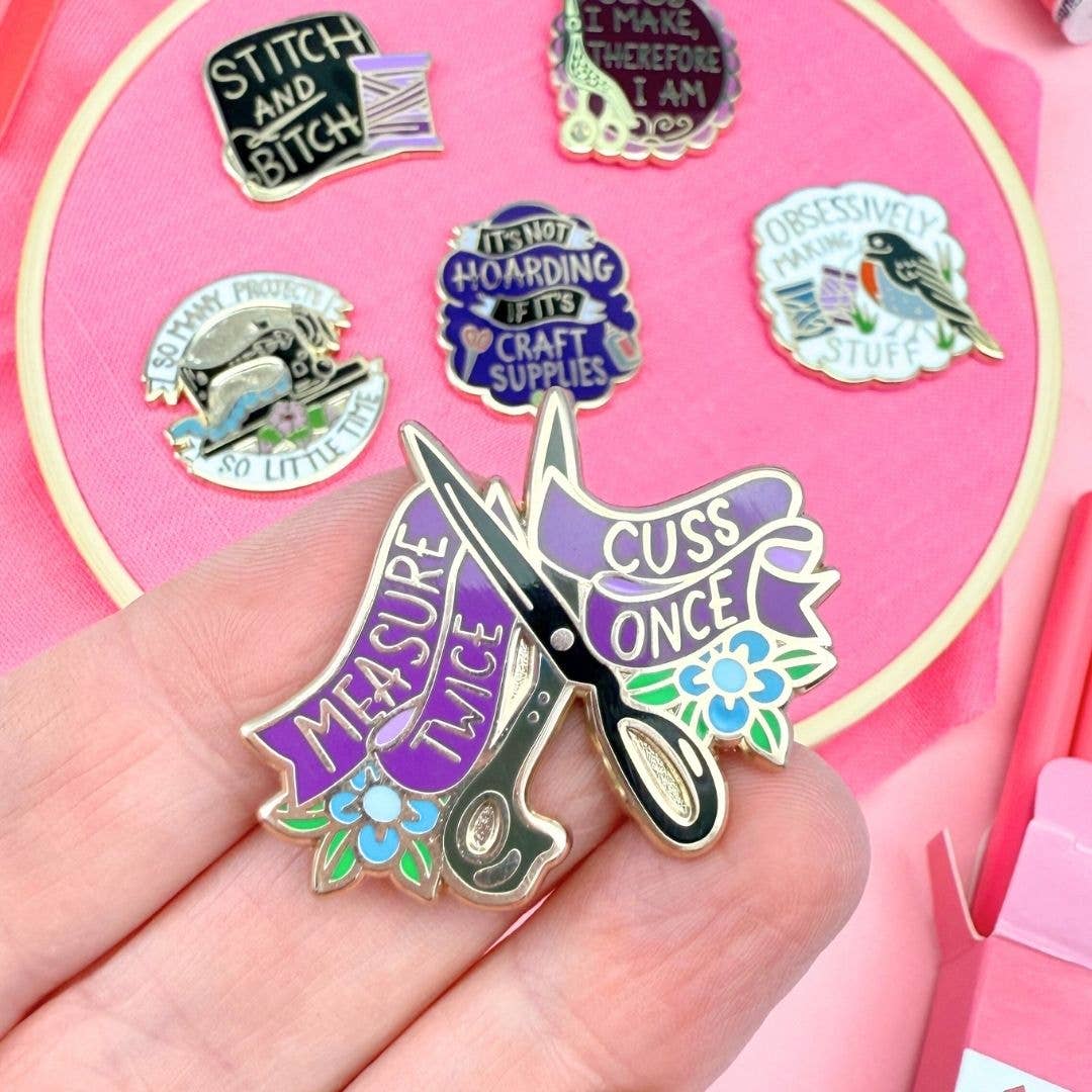 Measure Twice Cuss Once Needle Minder