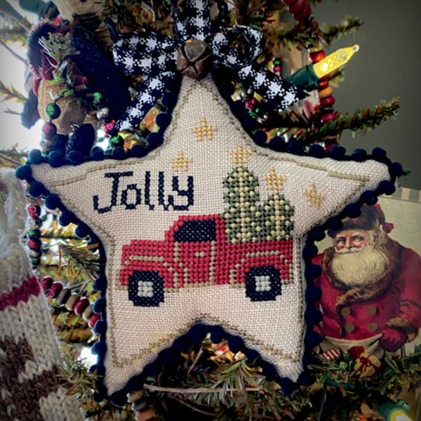 Teresa Kogut - Jolly Truck Star Ornament