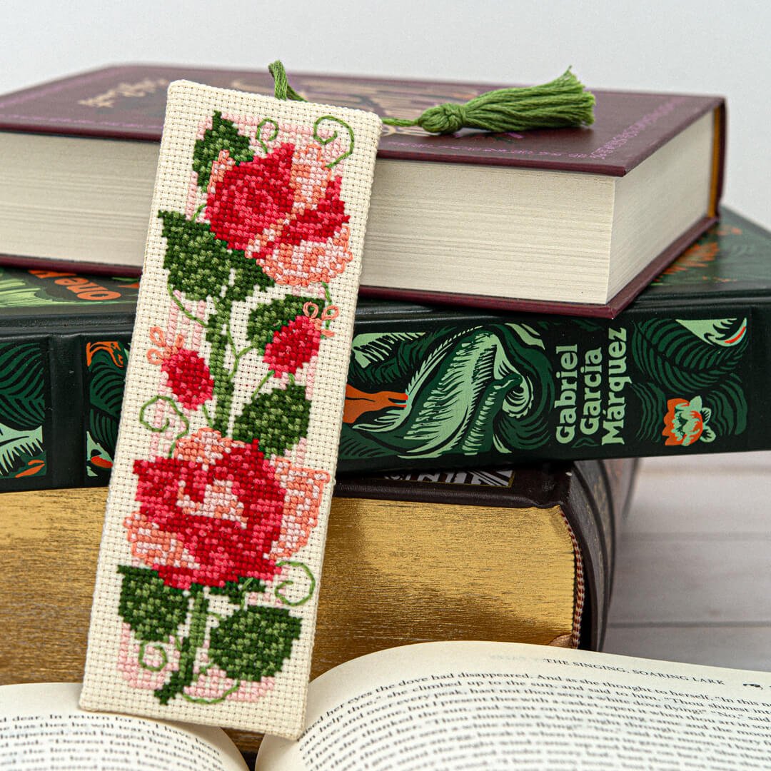 Counting Puddles - Climbing Roses Bookmark