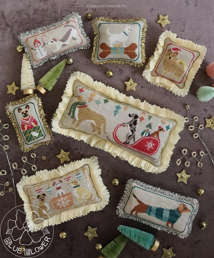 The Blue Flower - 12 Dogs of Christmas