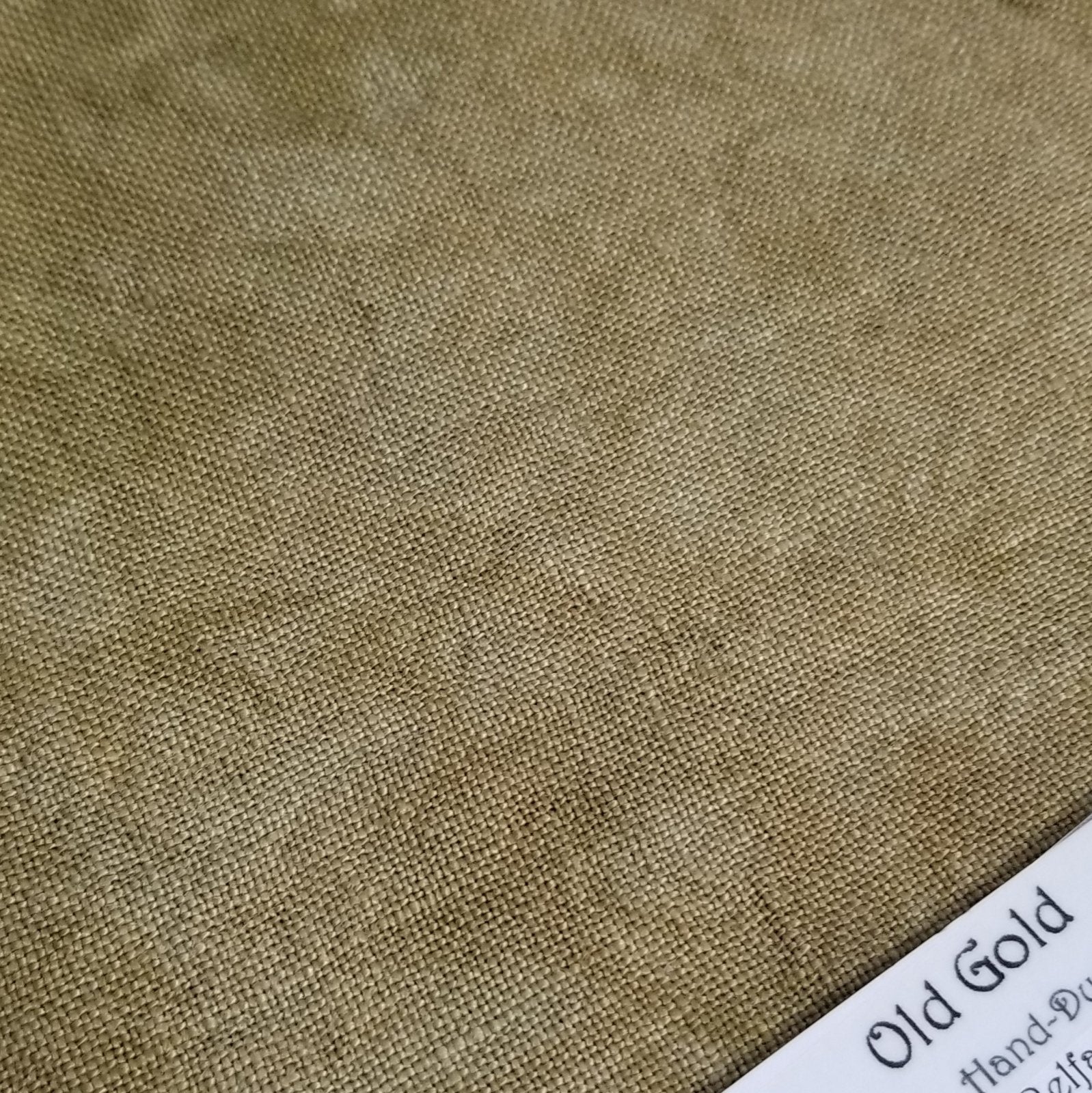 Fiber on a Whim Linen - Old Gold