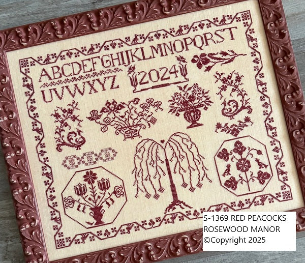 Rosewood Manor - Red Peacocks