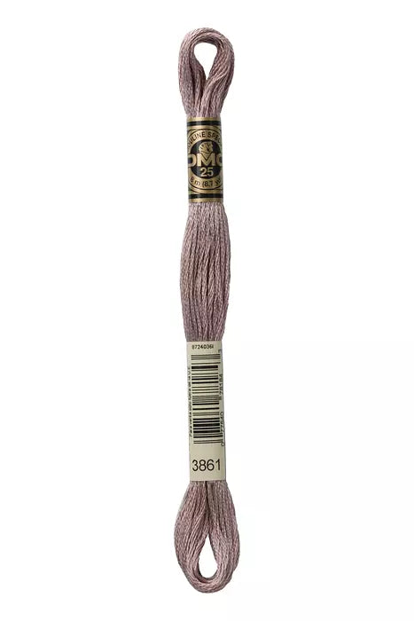 7. DMC 3830 to - 3866 6 Strand Cotton