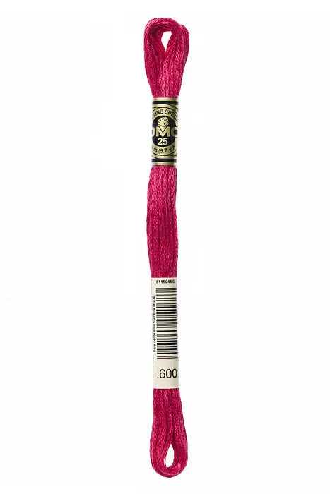 3. DMC 600 to 799 - 6 Strand Cotton