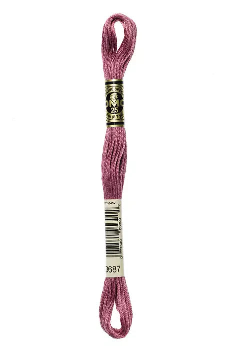 5. DMC 950 to 3689 - 6 Strand Cotton