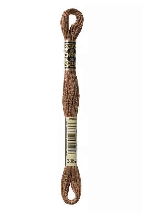 7. DMC 3830 to - 3866 6 Strand Cotton