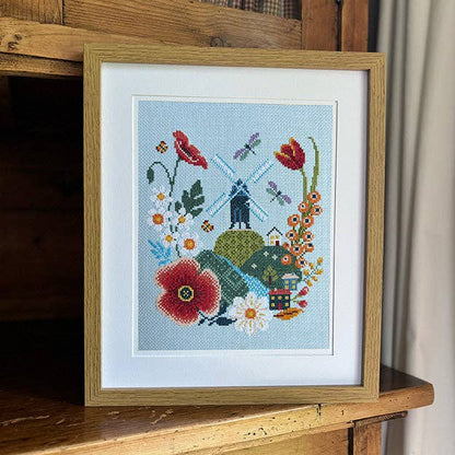 Windmill &amp; Flowers - Printed Chart