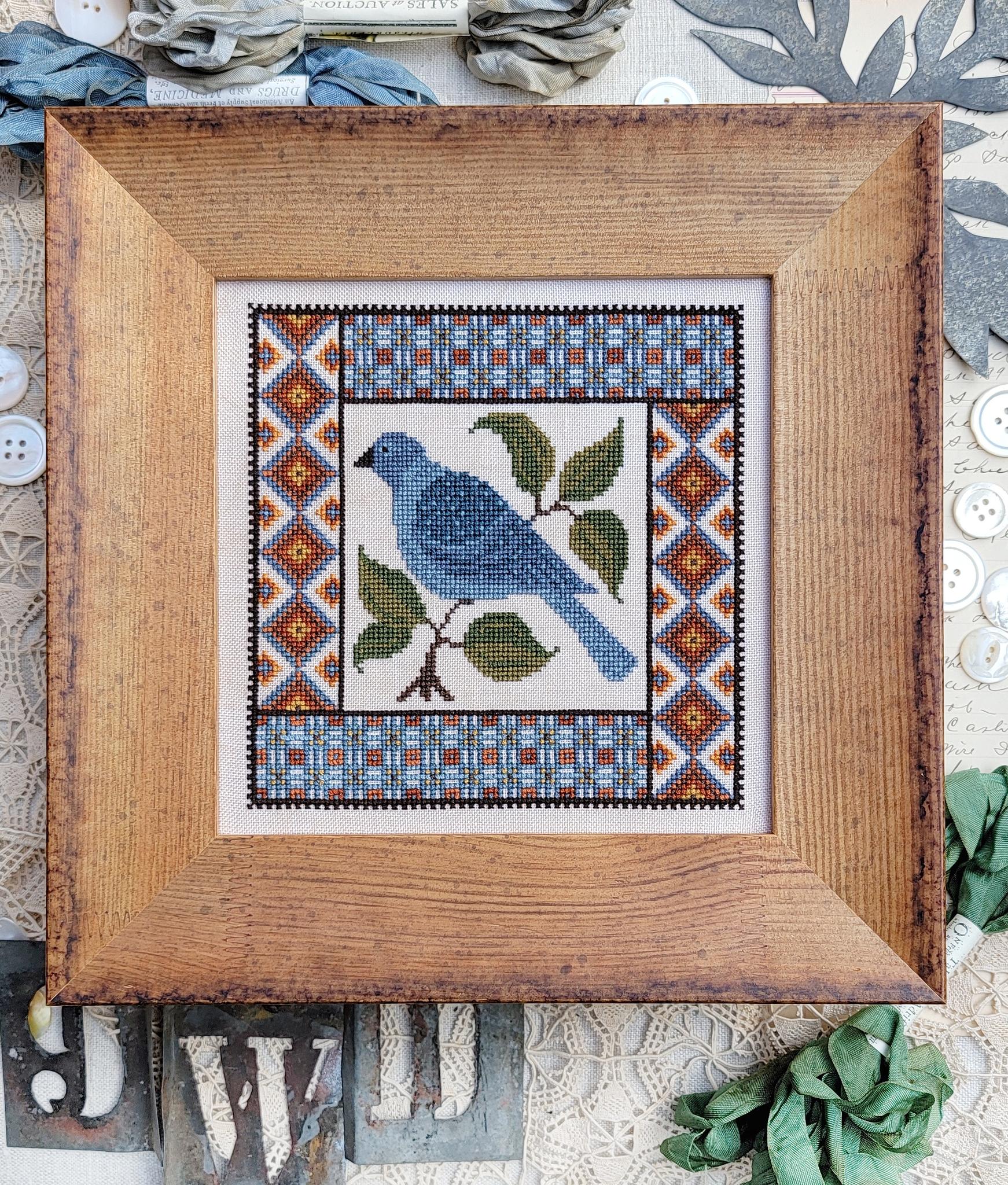 Hello from Liz Mathews - Plaid Bird