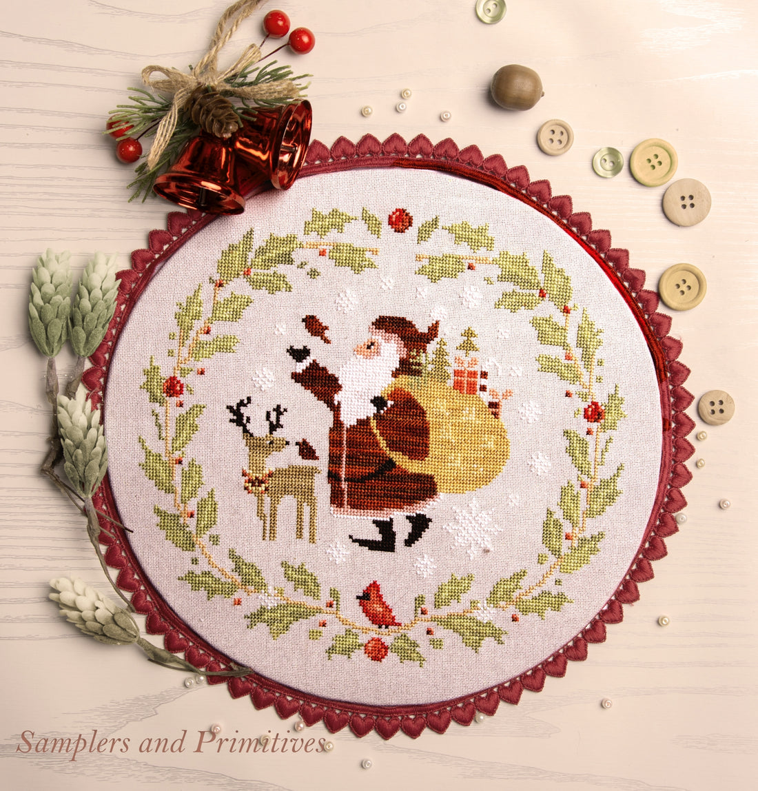 Samplers and Primitives - Santa and Friends