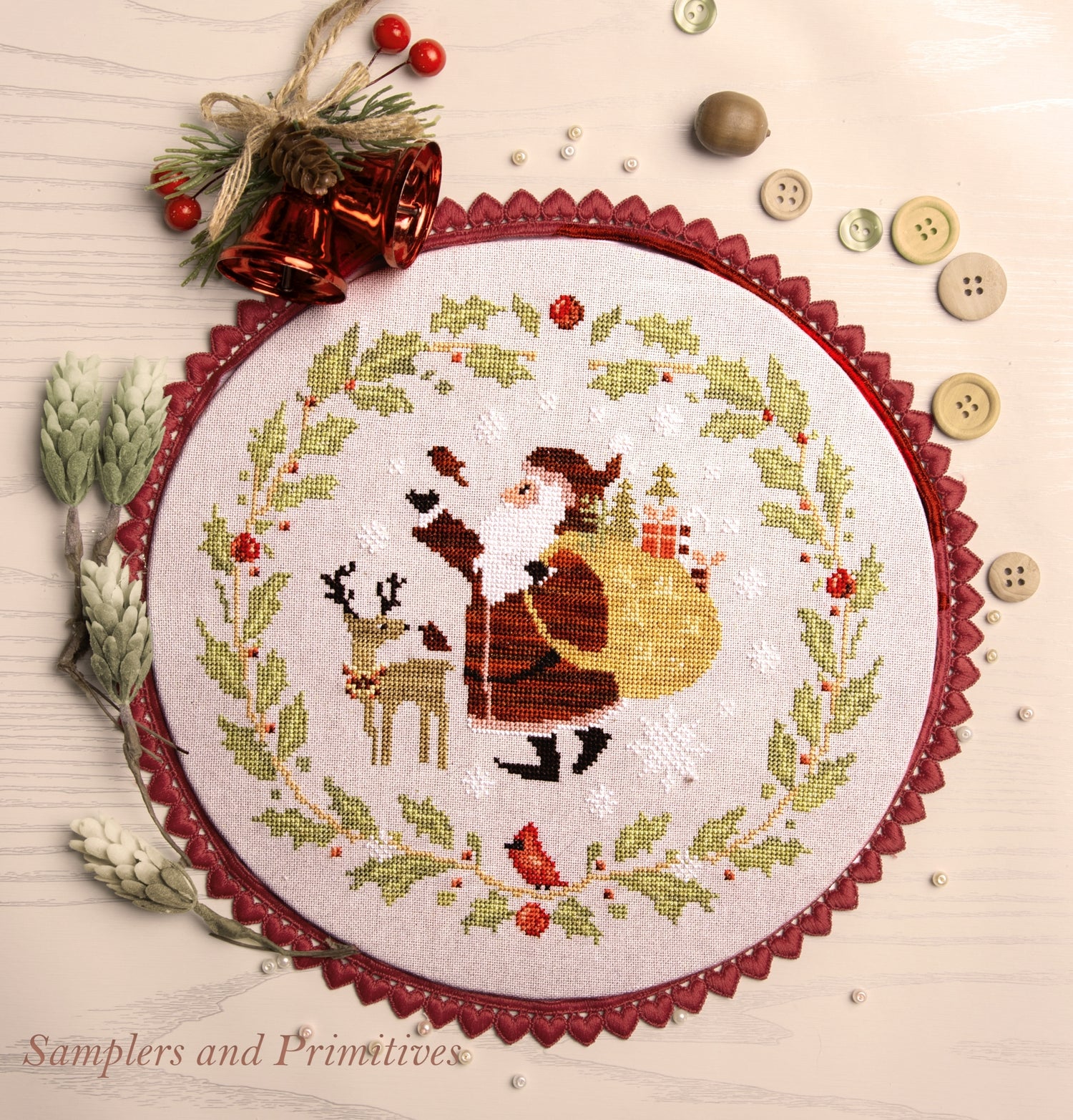Samplers and Primitives - Santa and Friends