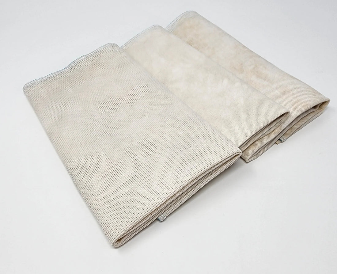 BeStitchMe - Hand Dyed Linen Sugar Cream Pie