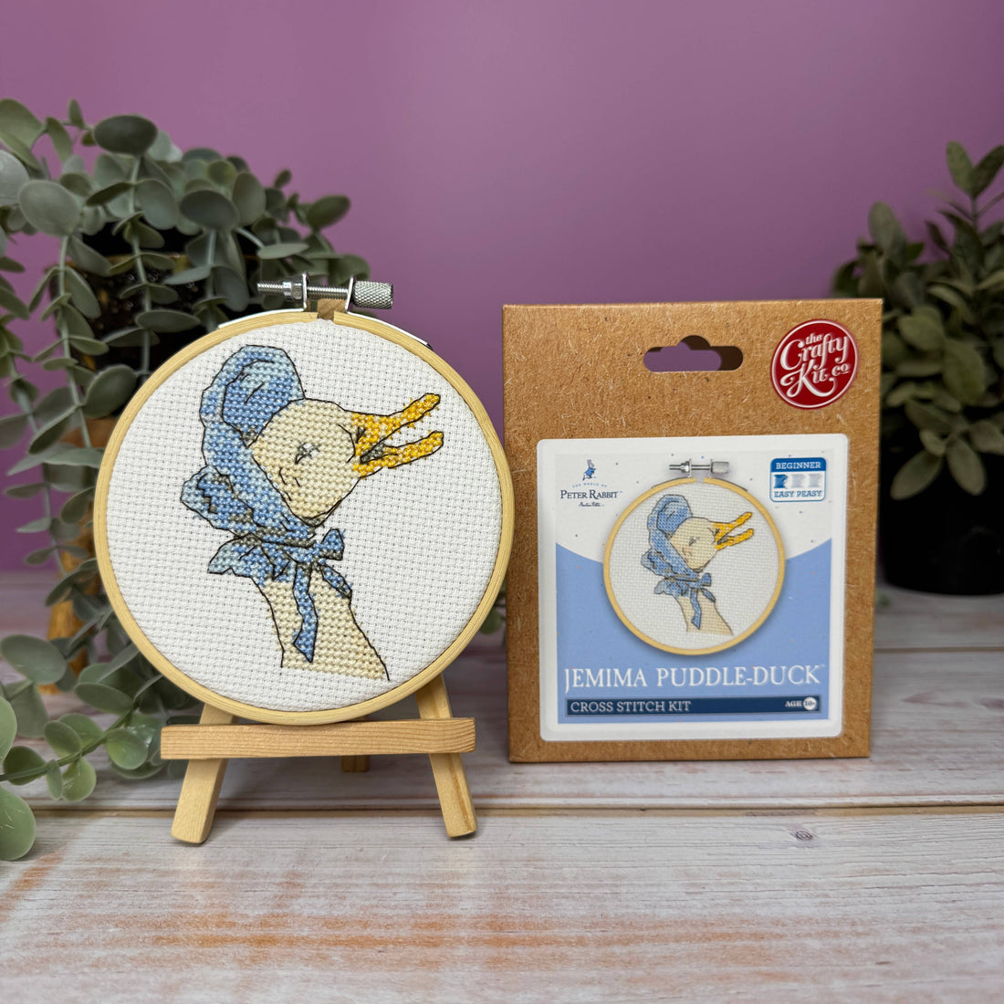 Beatrix Potter - Jemima Puddleduck Mini Cross Stitch Kit