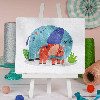 Elephant - Junior Cross Stitch Kit: Standard kit