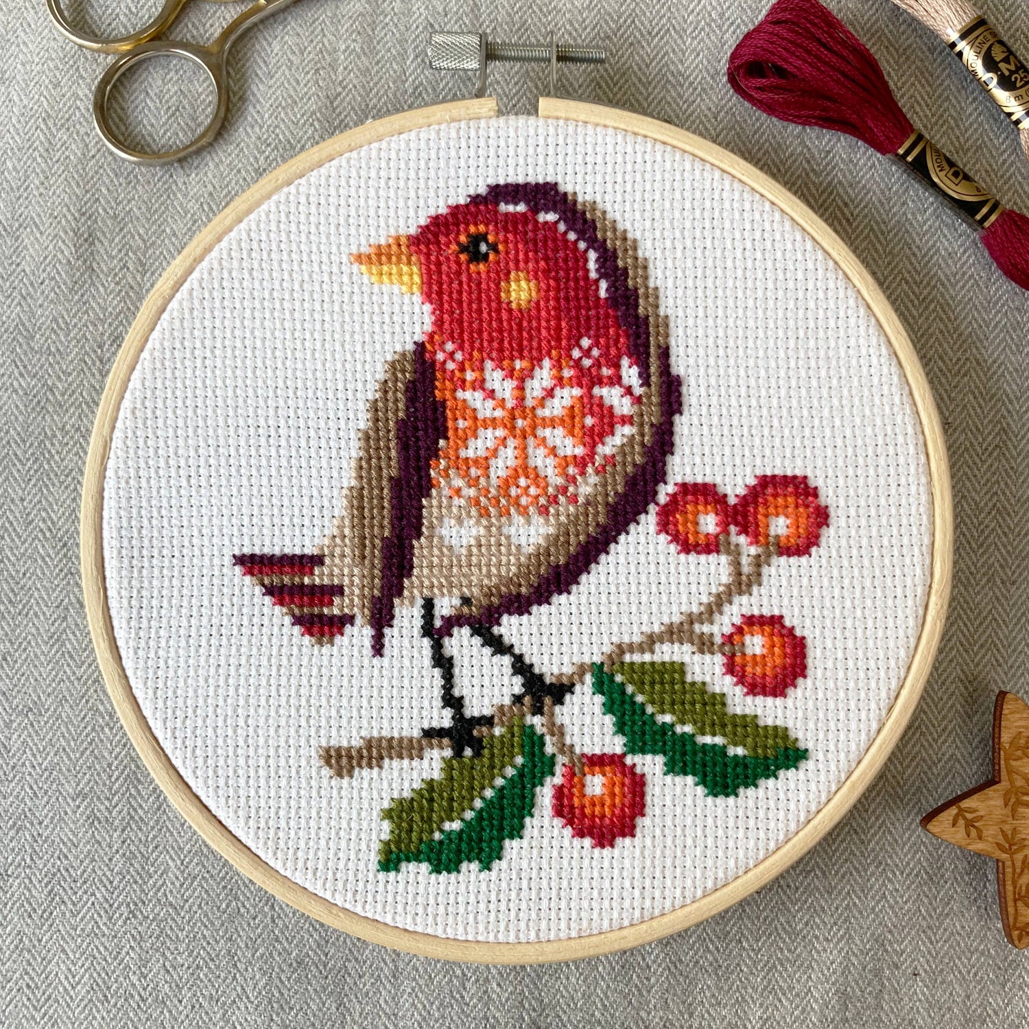 Rockin Robin - Printed Pattern
