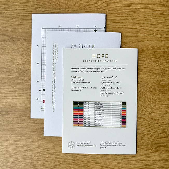 Hope - Printed Chart