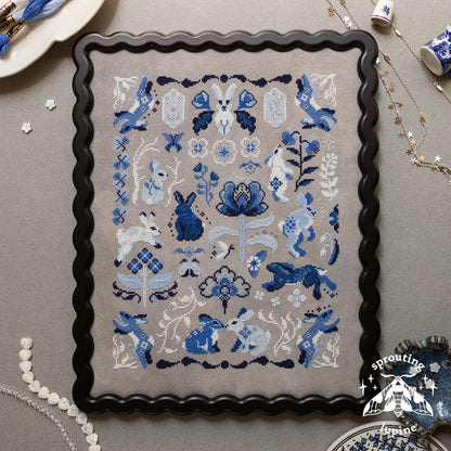 Sprouting Lupine - Delft Bunnies
