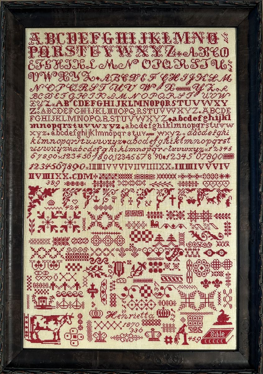 Cross Stitch Antiques - Henrietta 1870