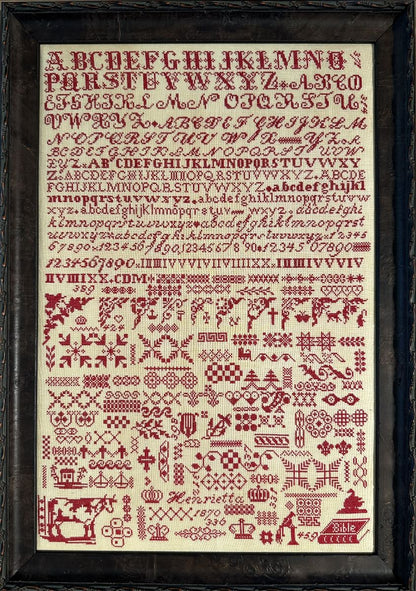 Cross Stitch Antiques - Henrietta 1870