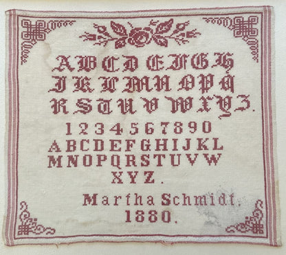 Cross Stitch Antiques - Martha Schmidt 1880