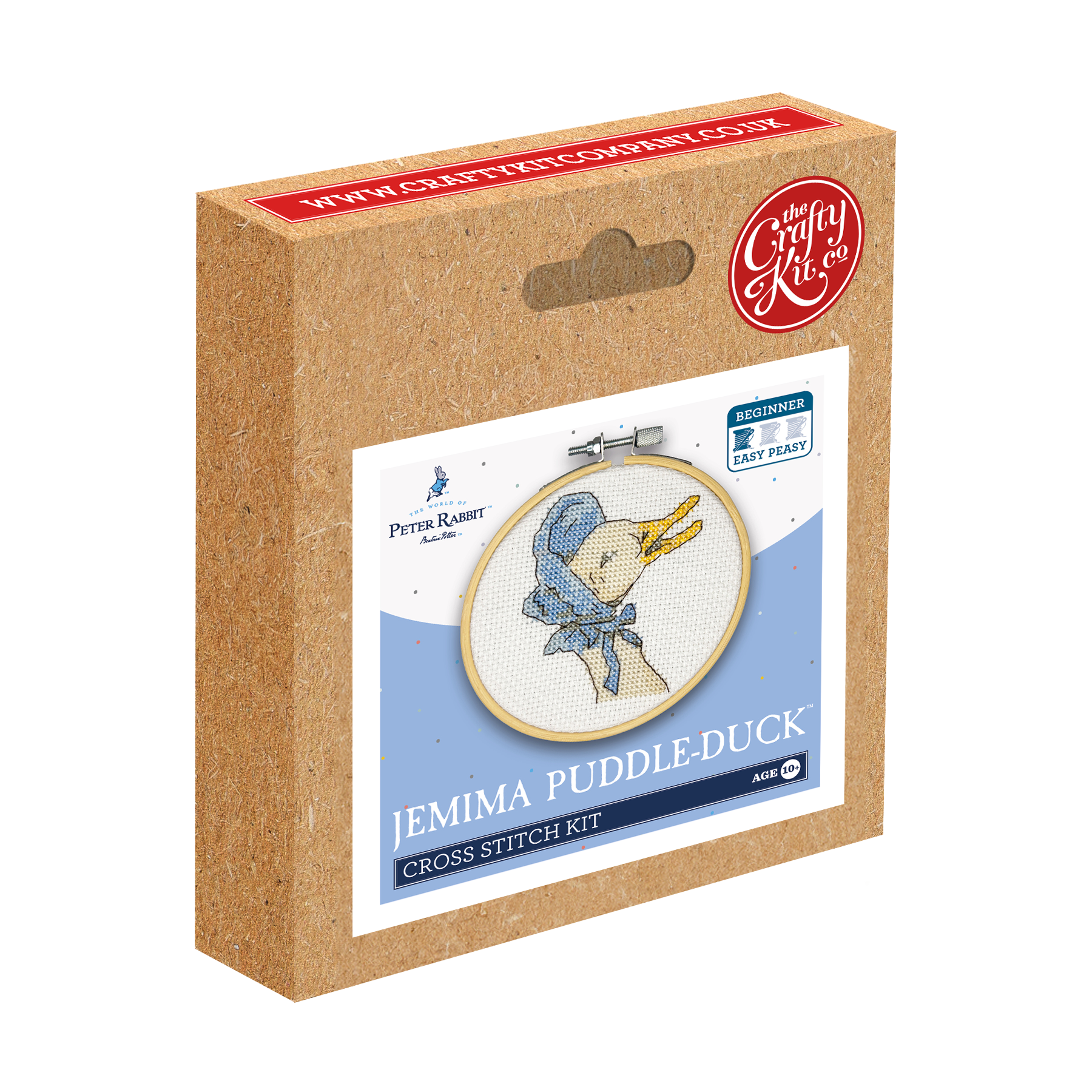 Beatrix Potter - Jemima Puddleduck Mini Cross Stitch Kit