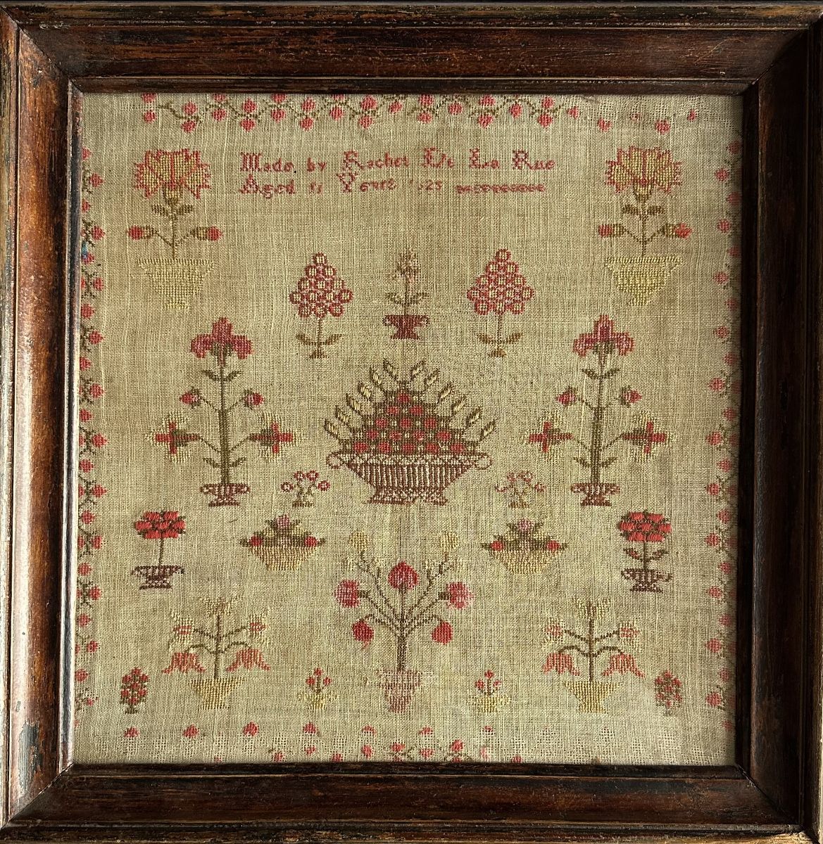 Cross Stitch Antiques - Rachel de la Rue 1825