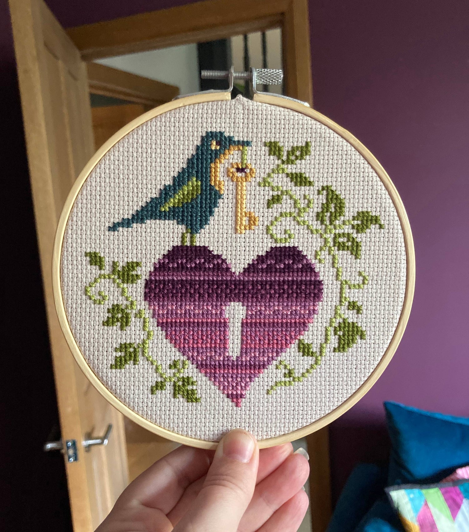 Key to my Heart - Printed Pattern