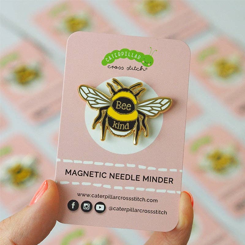 Bumblebee Bee Kind Magnetic Needle Minder: Bumblebee needle minder only