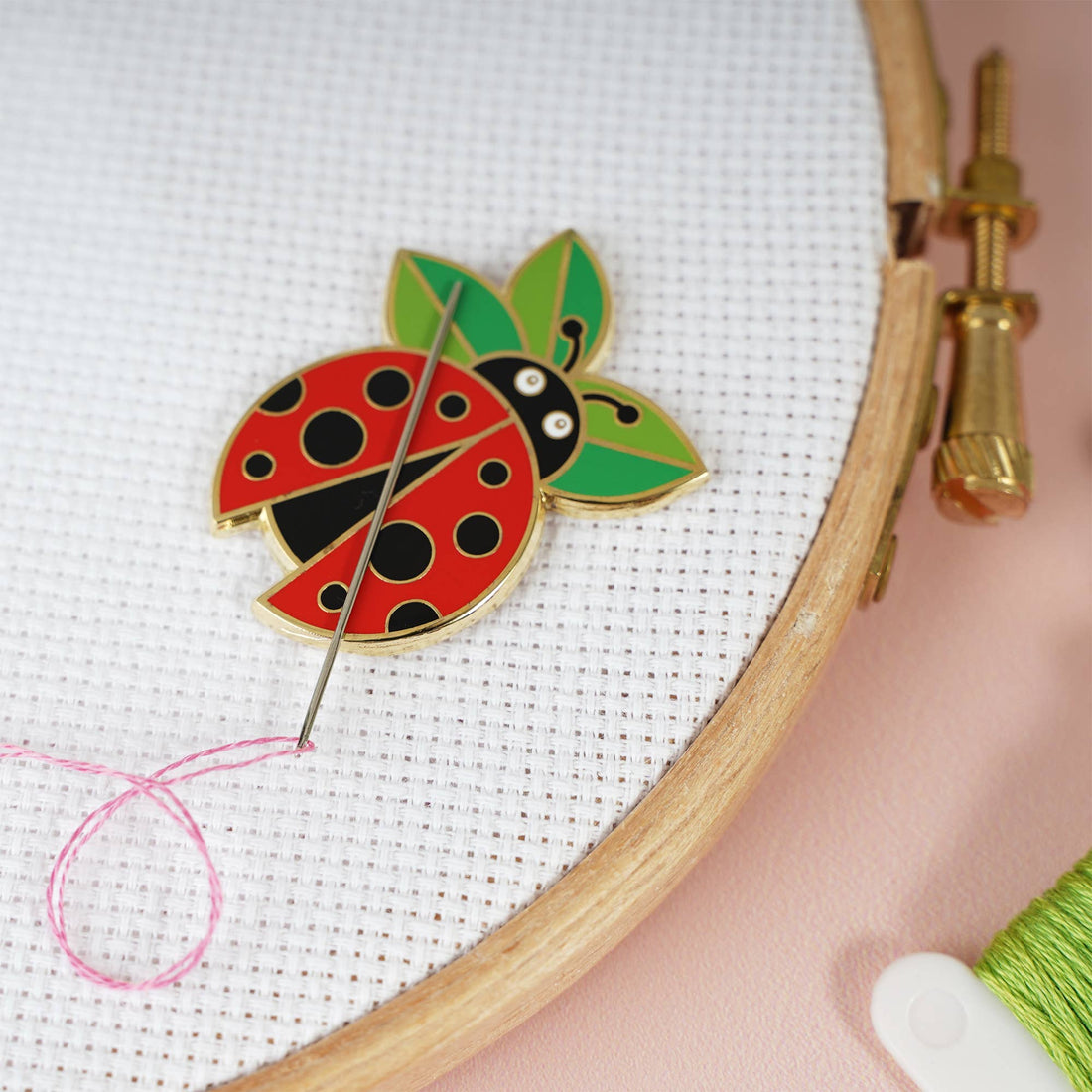 Ladybird Magnetic Needle Minder