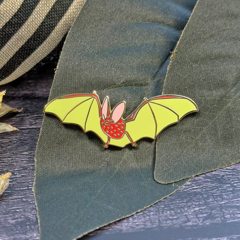 The Stitch Crypt - Strawberry Bat Needle Minder