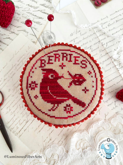 Luminous Fiber Arts - Bird in the Berry Patch
