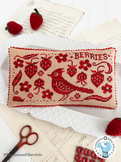 Luminous Fiber Arts - Bird in the Berry Patch