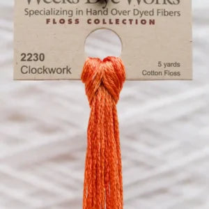 Weeks Dye Works (2126 -2254) - 6 Stranded Embroidery Cotton