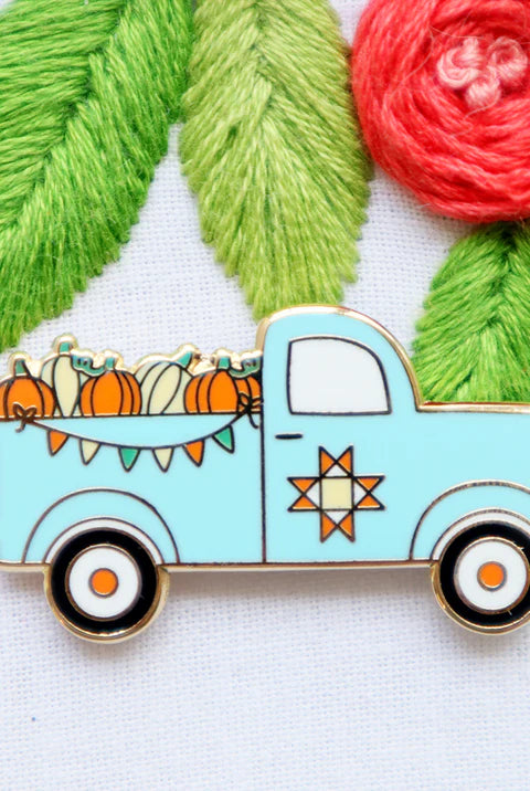 Autumn/Fall Vintage Truck Needle Minder