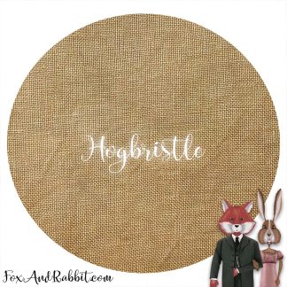 Hand Dyed Linen - Fox and Rabbit Hogbristle