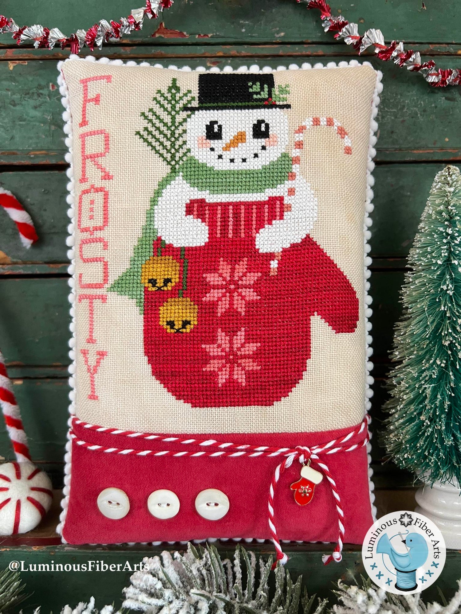 Luminous Fiber Arts - Frosty&