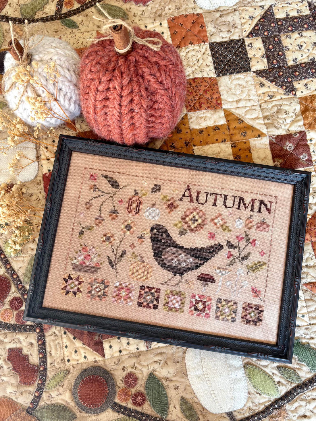 Blueberry Ridge Design - Autumn Blackbird