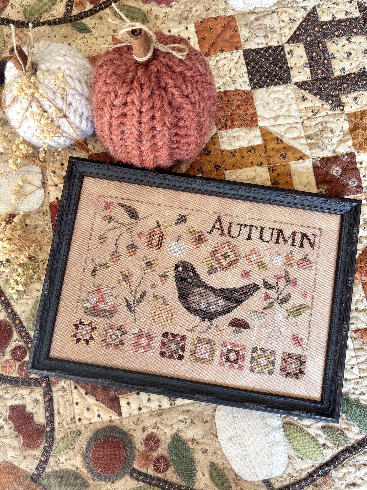 Blueberry Ridge Design - Autumn Blackbird