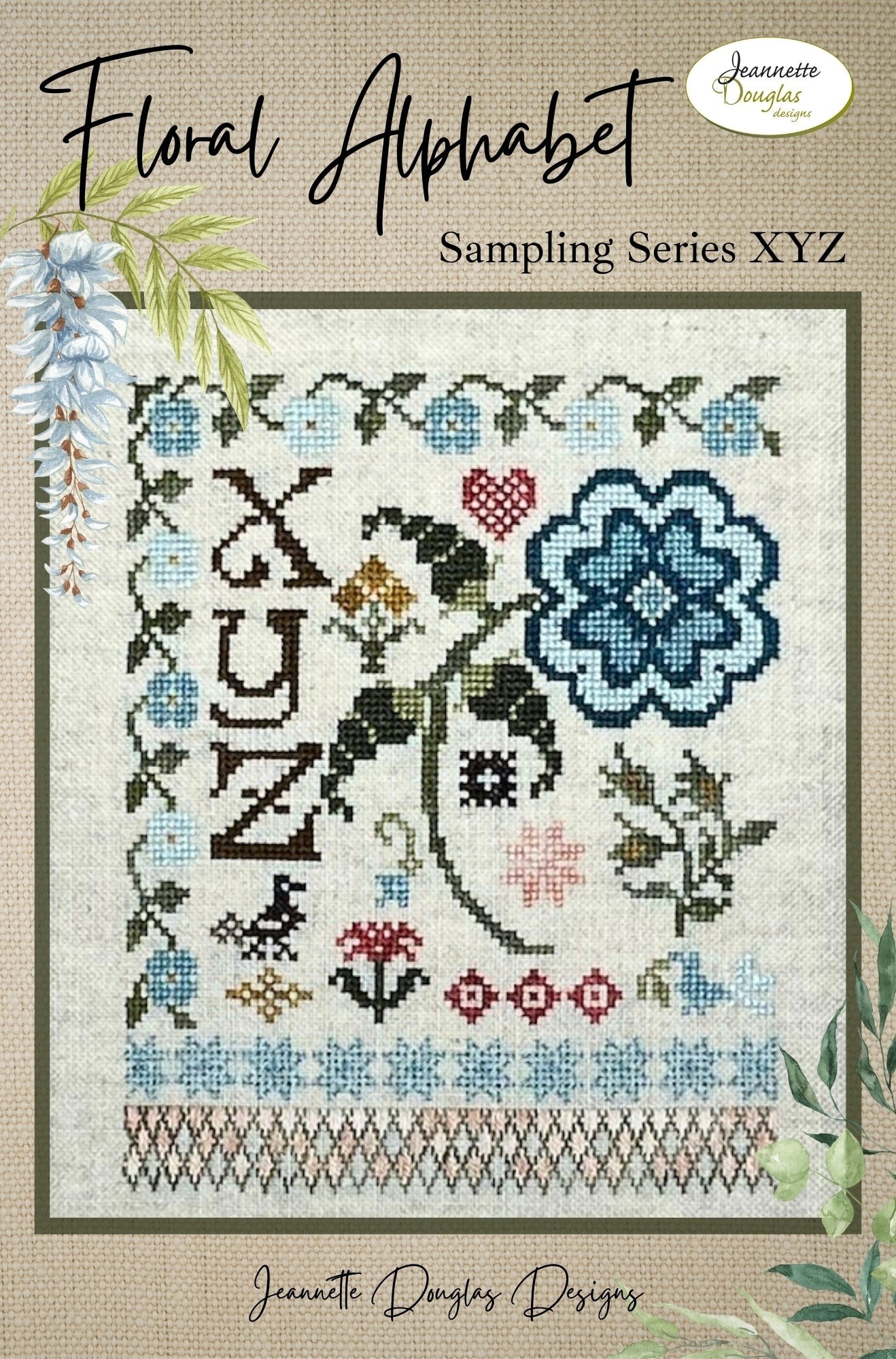 Jeannette Douglas - Floral Alphabet XYZ