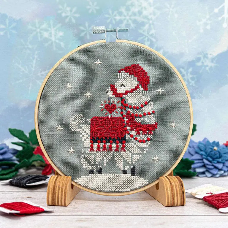 Counting Puddles - Snowflake Llama Ornament